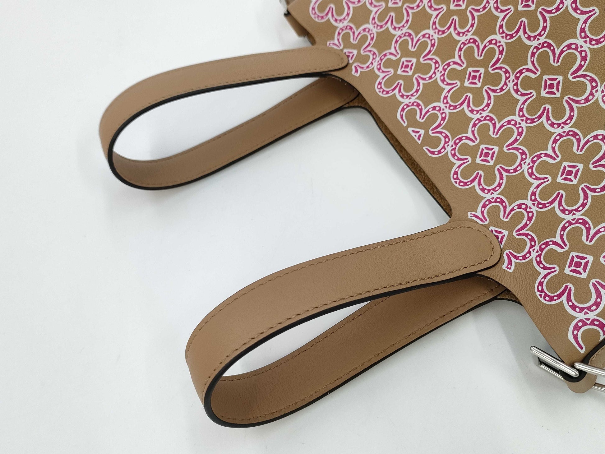 HERMES Picotin Lock Micro Lucky Daisy U Stamp Handbag