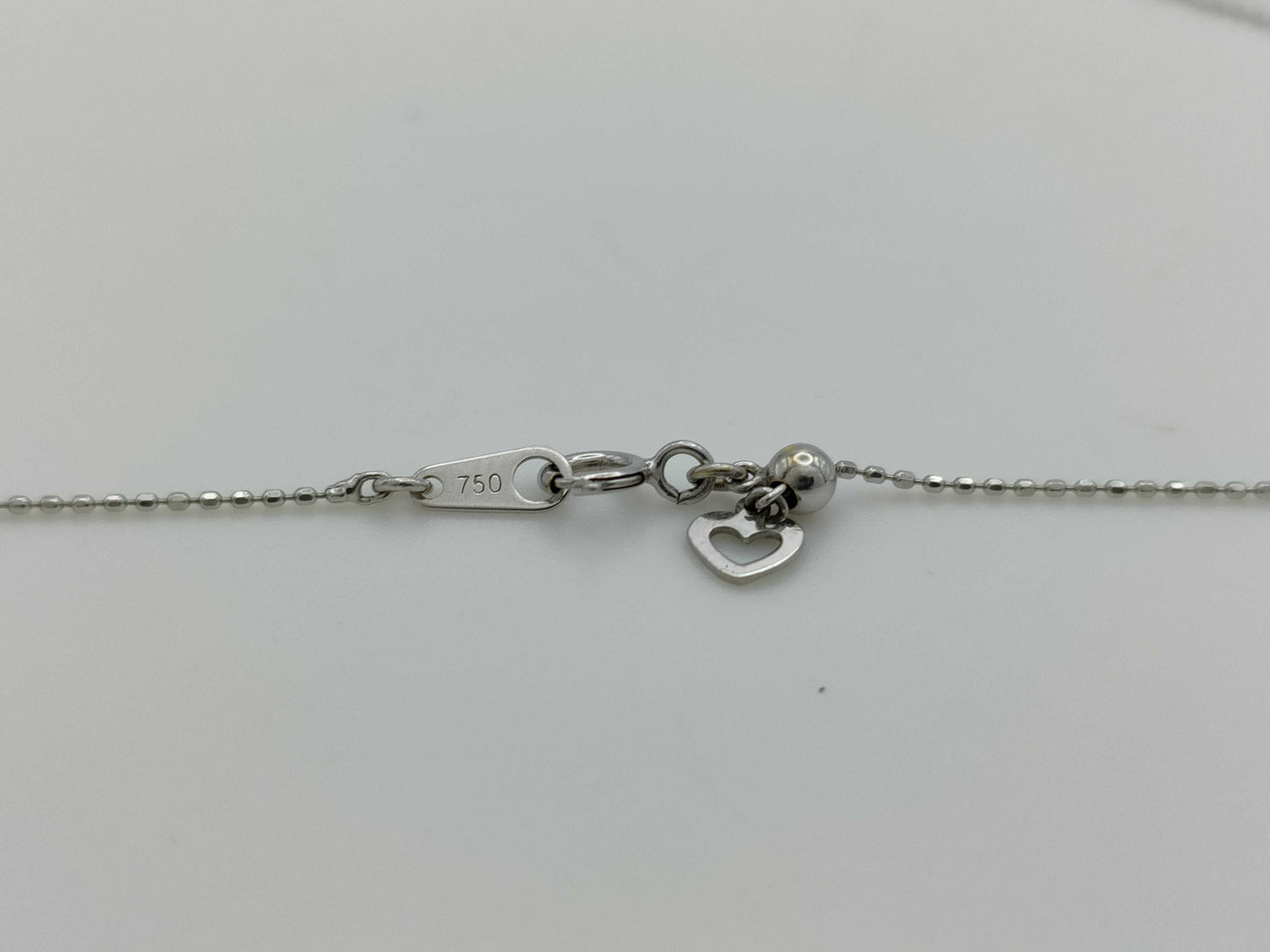 Christian Bernard D1.00ct K18WG/750 3.3g Necklace 