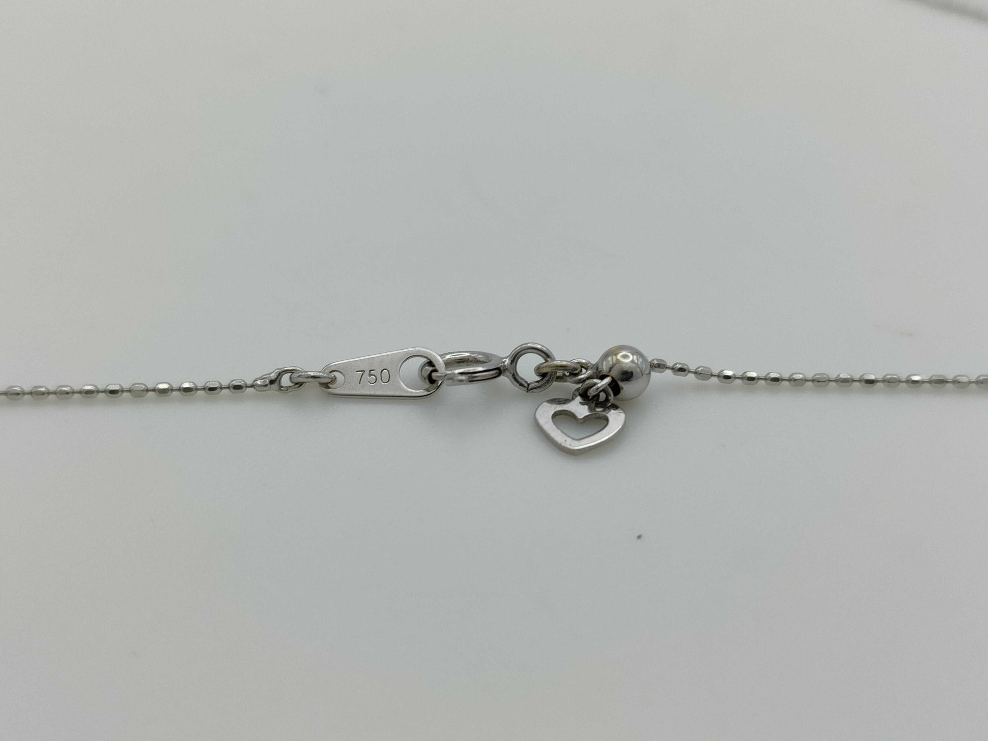 Christian Bernard D1.00ct K18WG/750 3.3g Necklace 