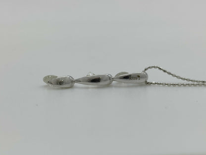 Christian Bernard D1.00ct K18WG/750 3.3g Necklace 