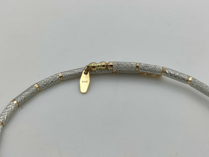 D0.17ct K18/METAL 3.8g Bracelet/Bangle 