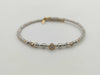 D0.17ct K18/METAL 3.8g Bracelet/Bangle 