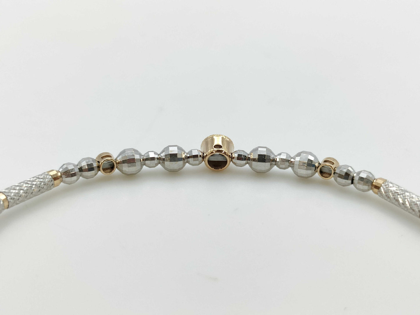D0.17ct K18/METAL 3.8g Bracelet/Bangle 