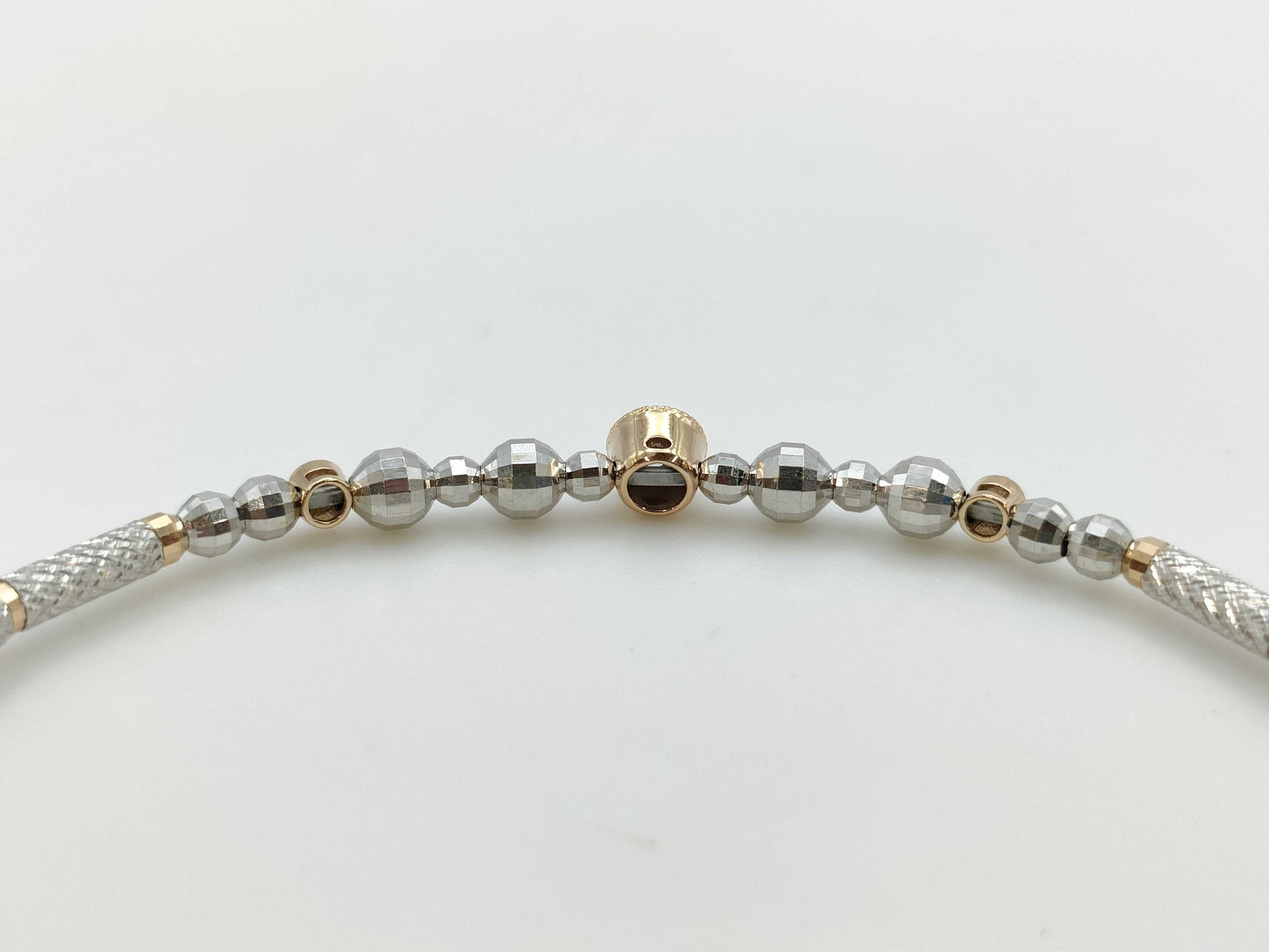 D0.17ct K18/METAL 3.8g Bracelet/Bangle 