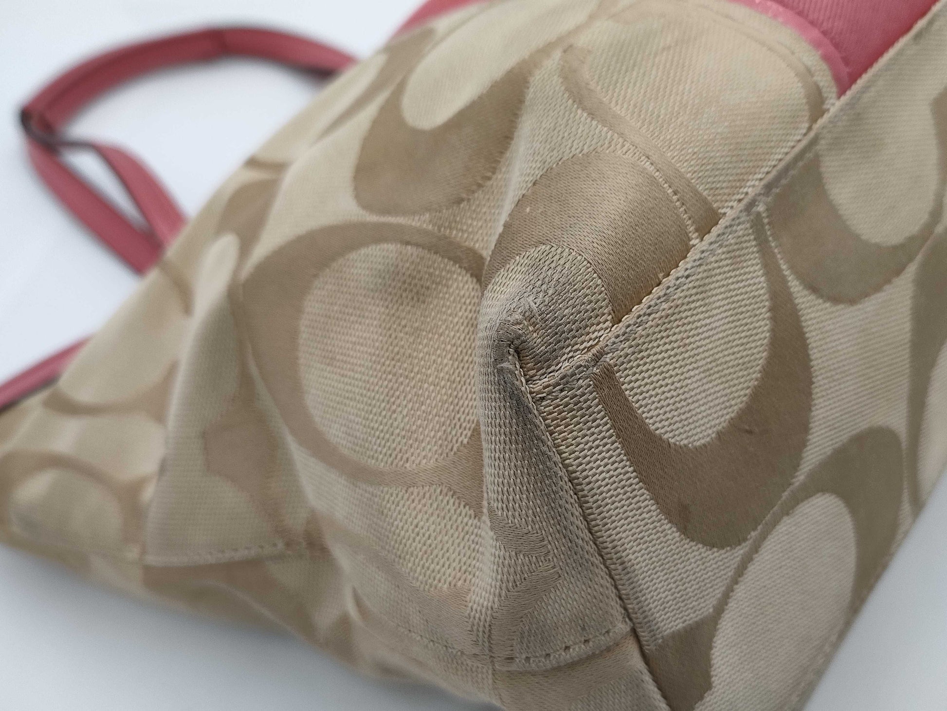 COACH Signature Handbag Tote Bag Handbag