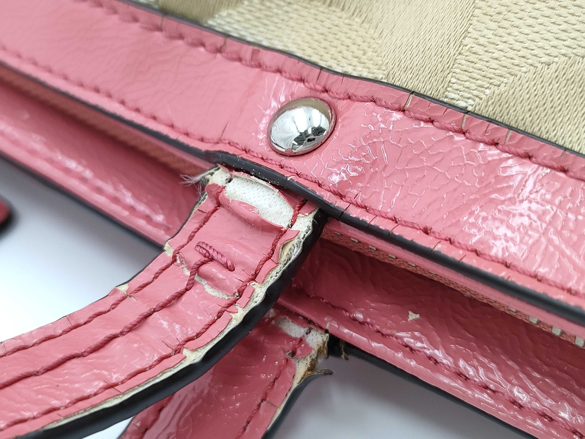 COACH Signature Handbag Tote Bag Handbag