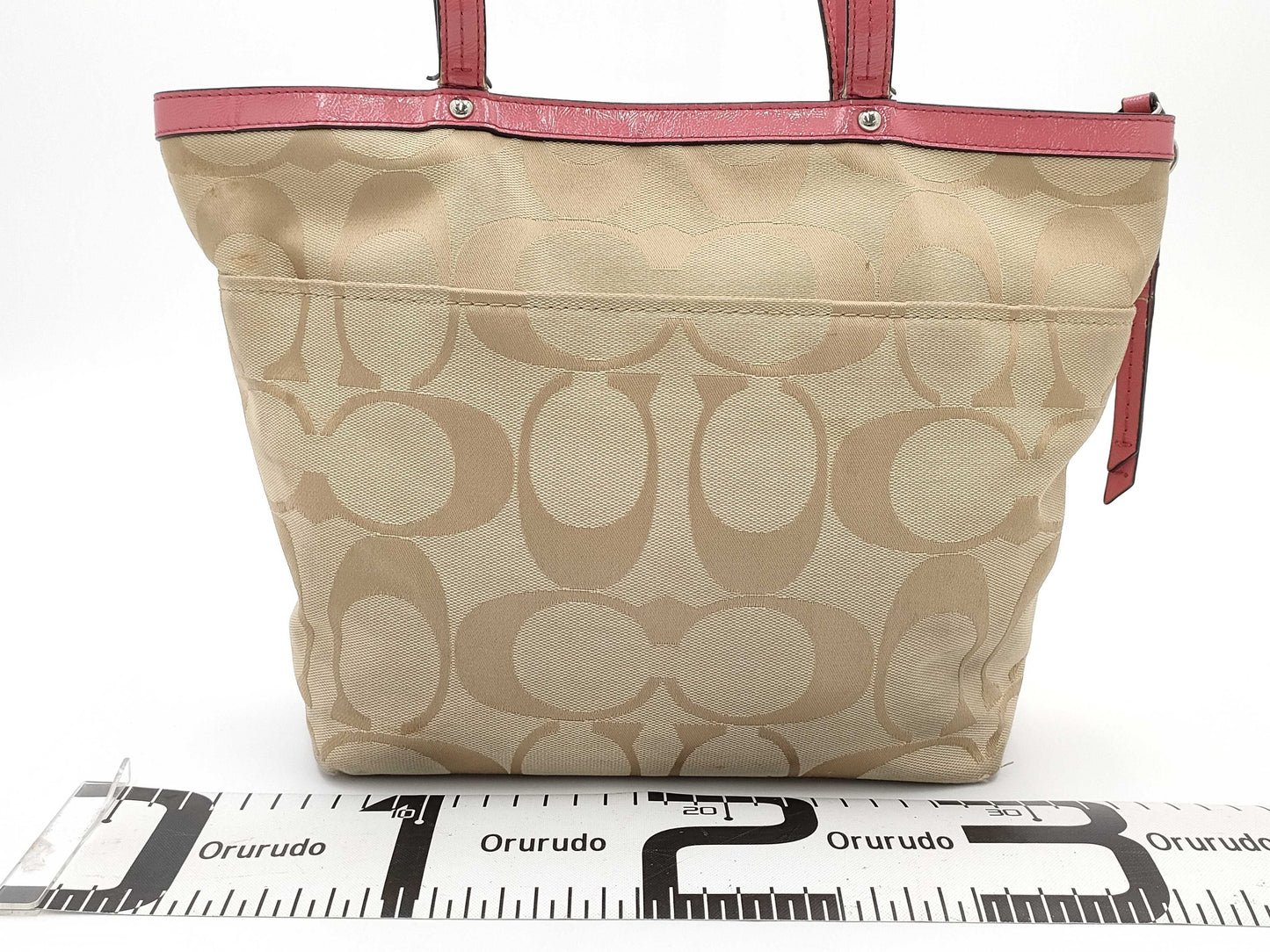 COACH Signature Handbag Tote Bag Handbag