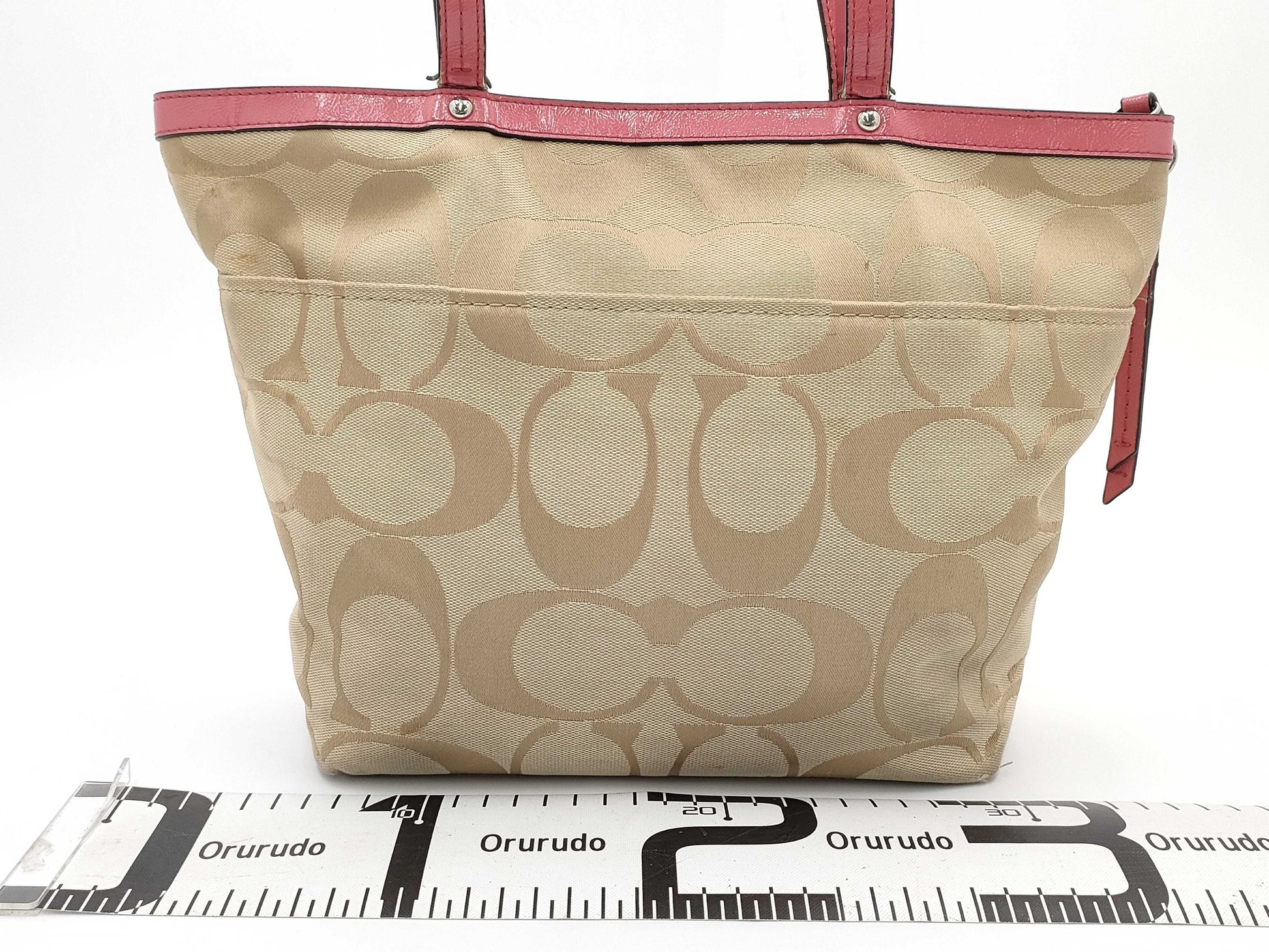 COACH Signature Handbag Tote Bag Handbag