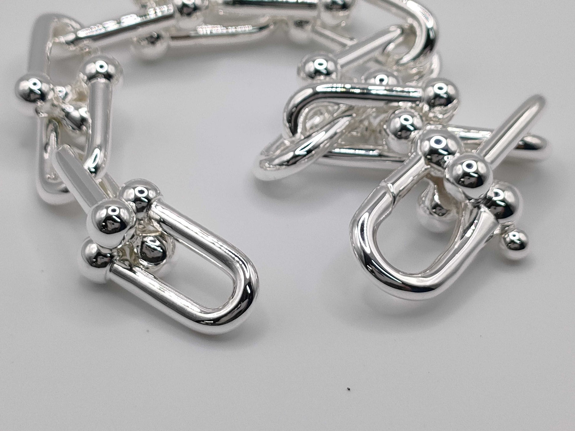 Tiffany & Co. Tiffany HardWear Large Link L Bracelet, Ag925, 60.9g, Bracelet/Bangle