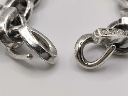 Tiffany & Co. Tiffany Forge Large Link Bracelet, Oxidized Finish, 15 Links , Ag925, 71.4g, Bracelet/Bangle