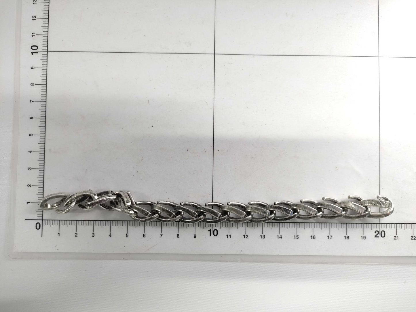 Tiffany & Co. Tiffany Forge Large Link Bracelet, Oxidized Finish, 15 Links , Ag925, 71.4g, Bracelet/Bangle