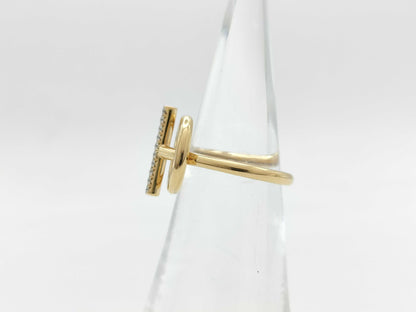 HERMES Echappé #49 Diamond Au750 4.6g Ring 