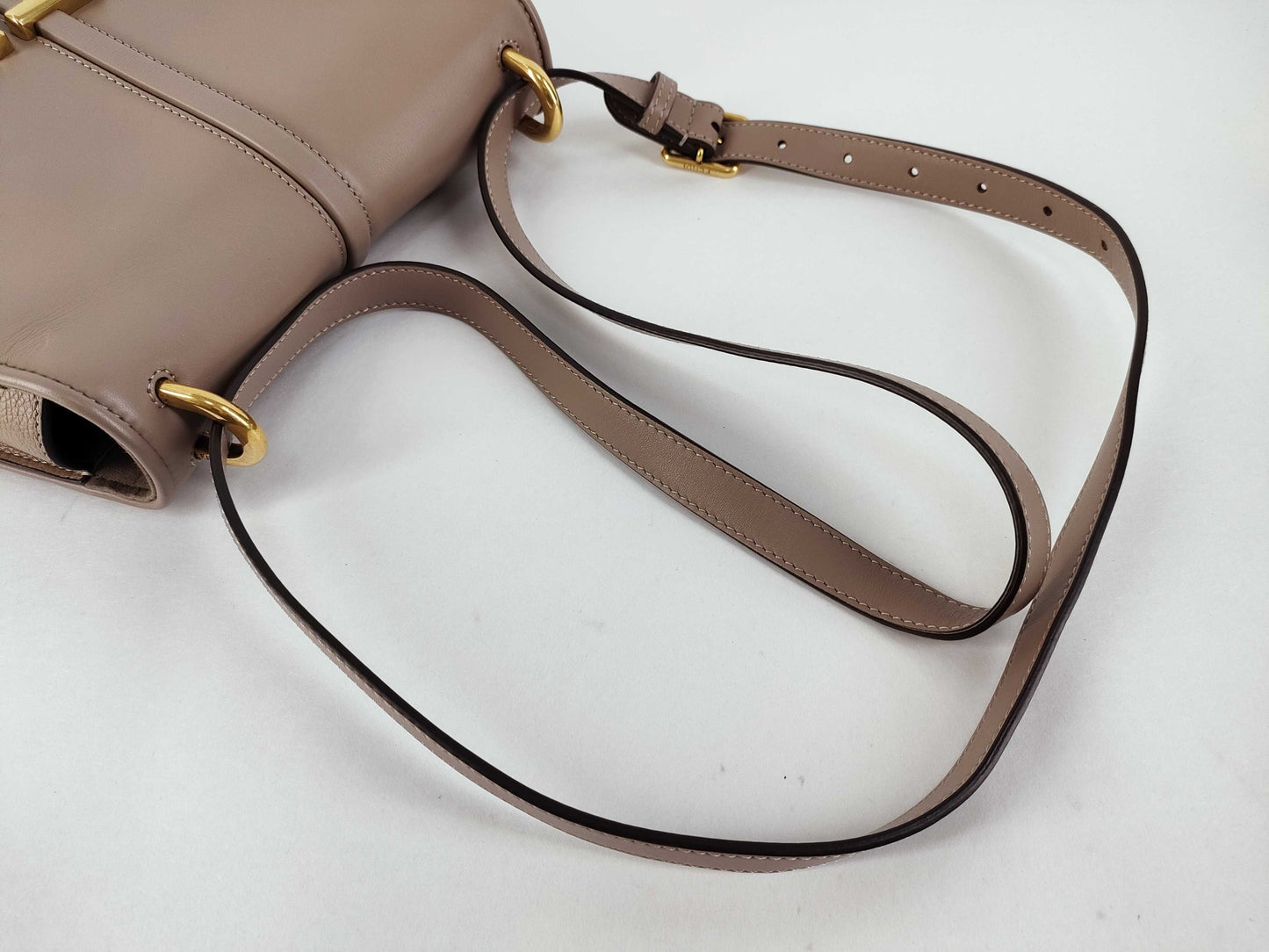 FENDI Camon Medium Shoulder Bag in Grey Leather 