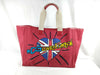 DOLCE & GABBANA D&G #DG LOVESLONDON Love's London Red Tote Bag