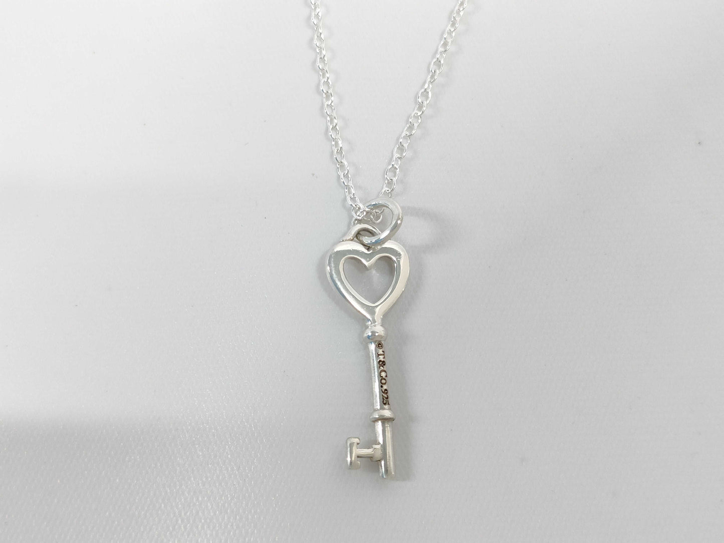 Tiffany & Co. Heart Key Necklace SV925 Necklace