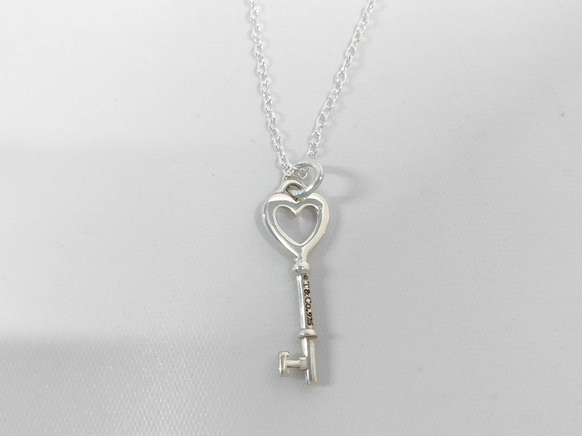 Tiffany & Co. Heart Key Necklace SV925 Necklace