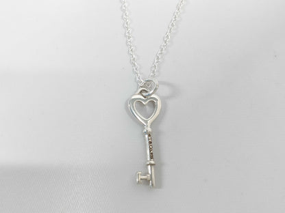 Tiffany & Co. Heart Key Necklace SV925 Necklace