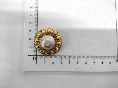 CHANEL Chanel Earrings GP Faux Pearl Earrings