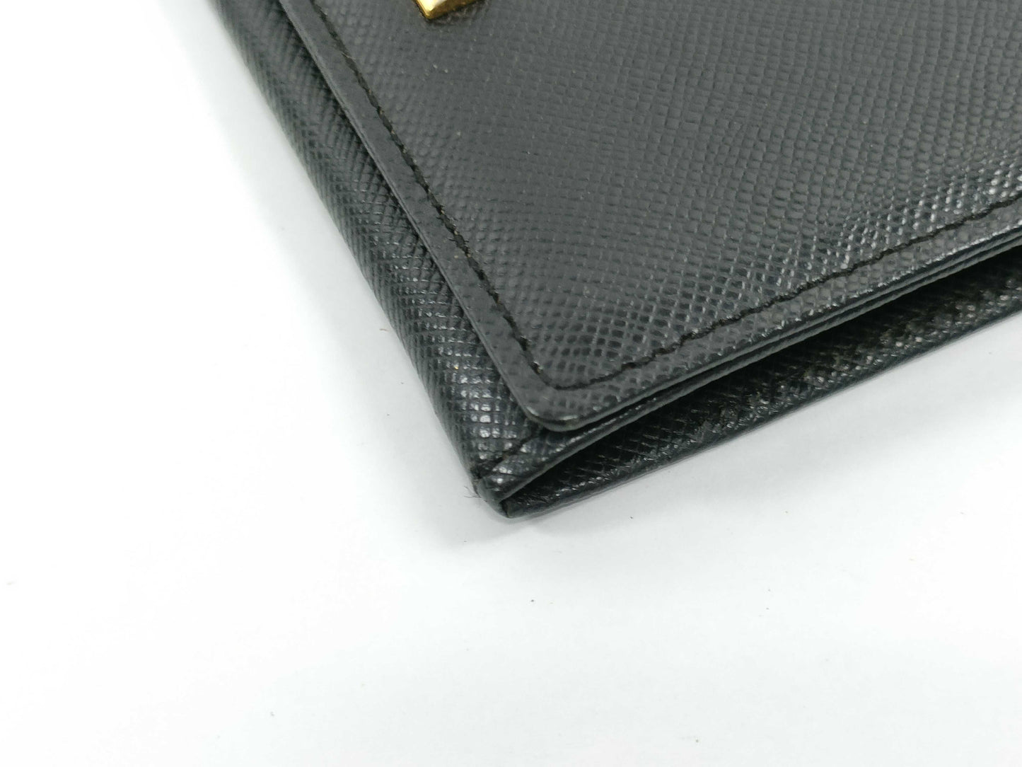 BURBERRY Black Card Case, Card Case, Pass Case, Business Card Case