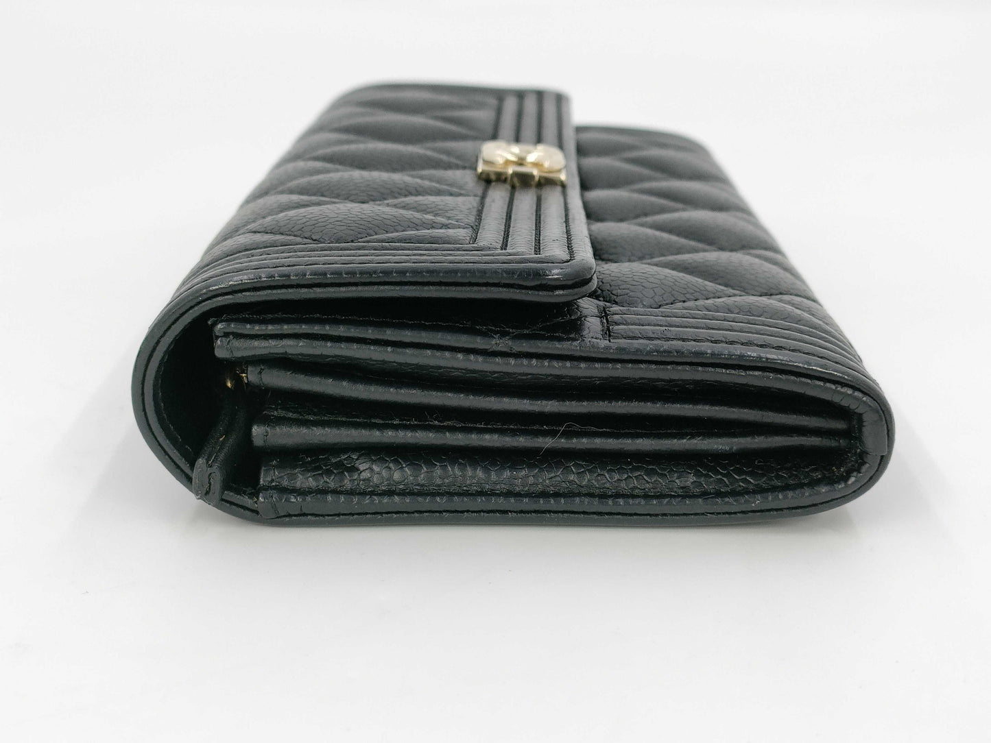 CHANEL Unused CHANEL Boy Chanel No. 29 Long Wallet in Black