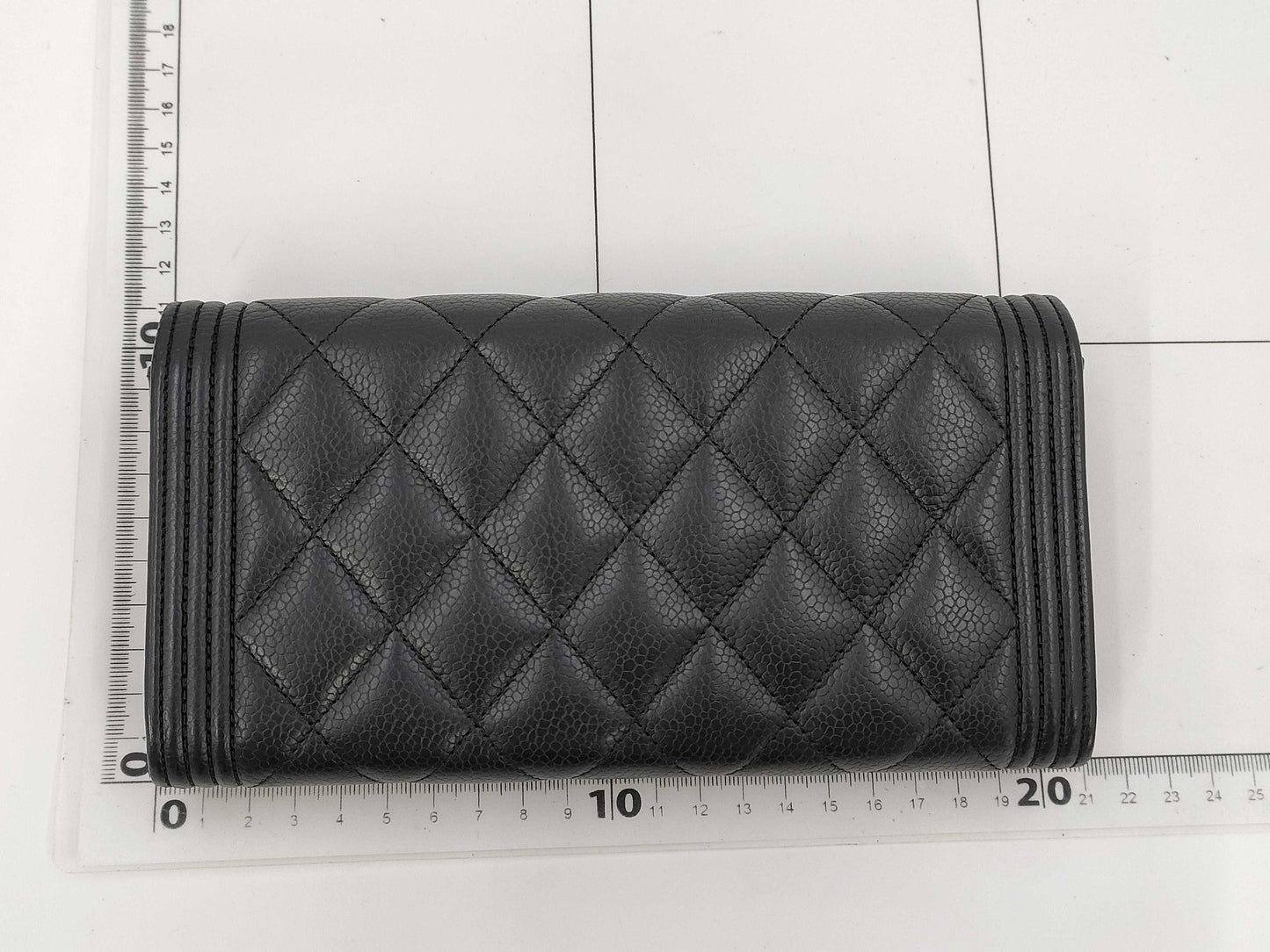 CHANEL Unused CHANEL Boy Chanel No. 29 Long Wallet in Black