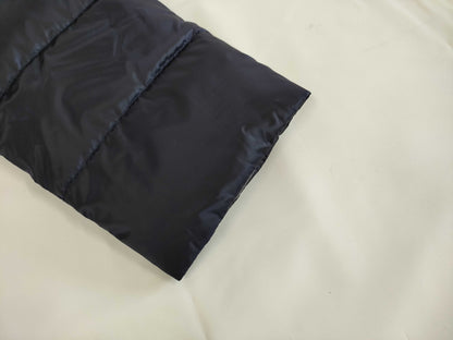 PRADA ☆Excellent Condition☆ PRADA Triangle Logo Down Jacket Women's Navy Size 40