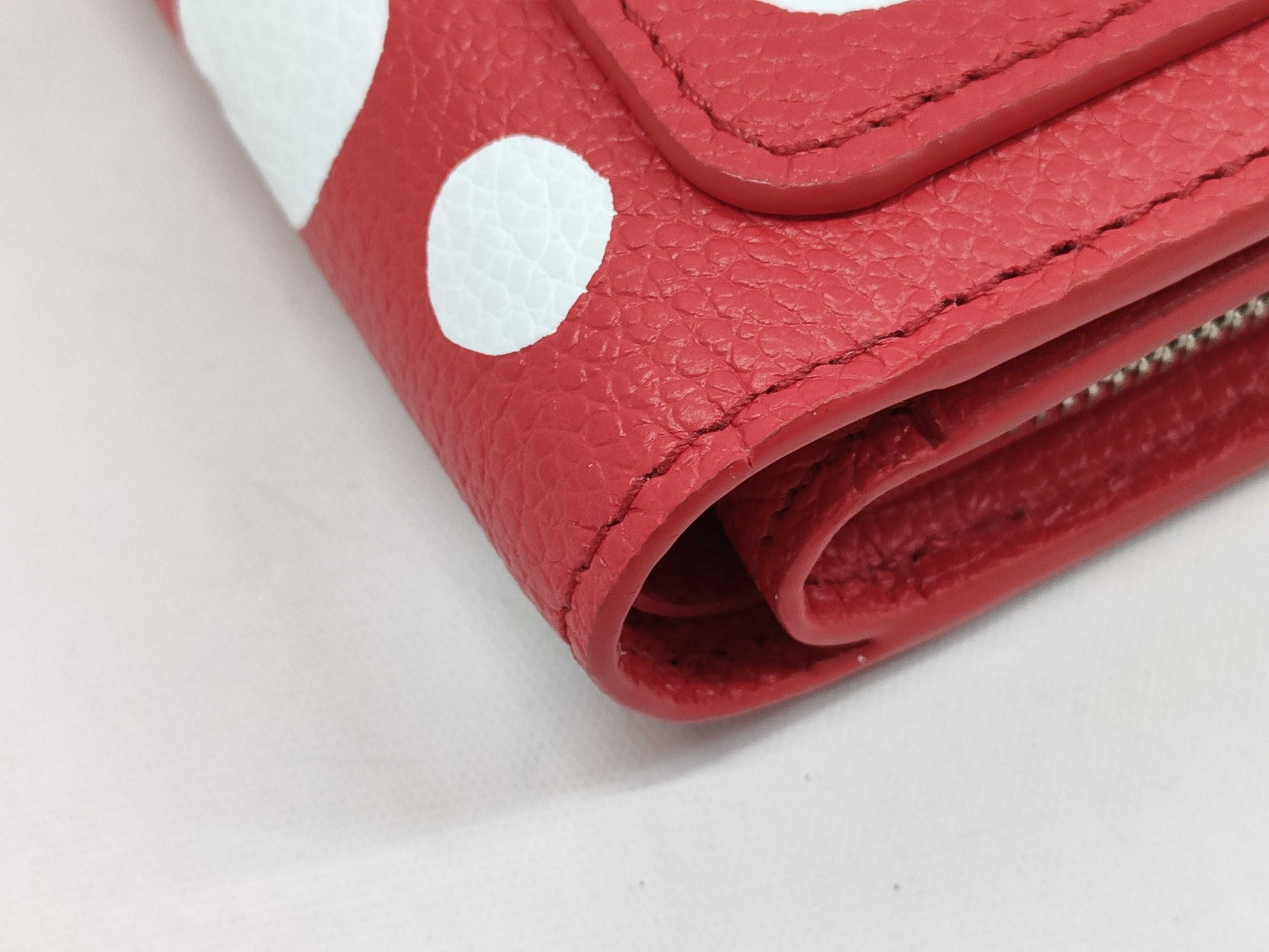 Louis Vuitton Monogram Empreinte Portefeuille Claire M82103 Wallet with New Film, Collaboration with Yayoi Kusama