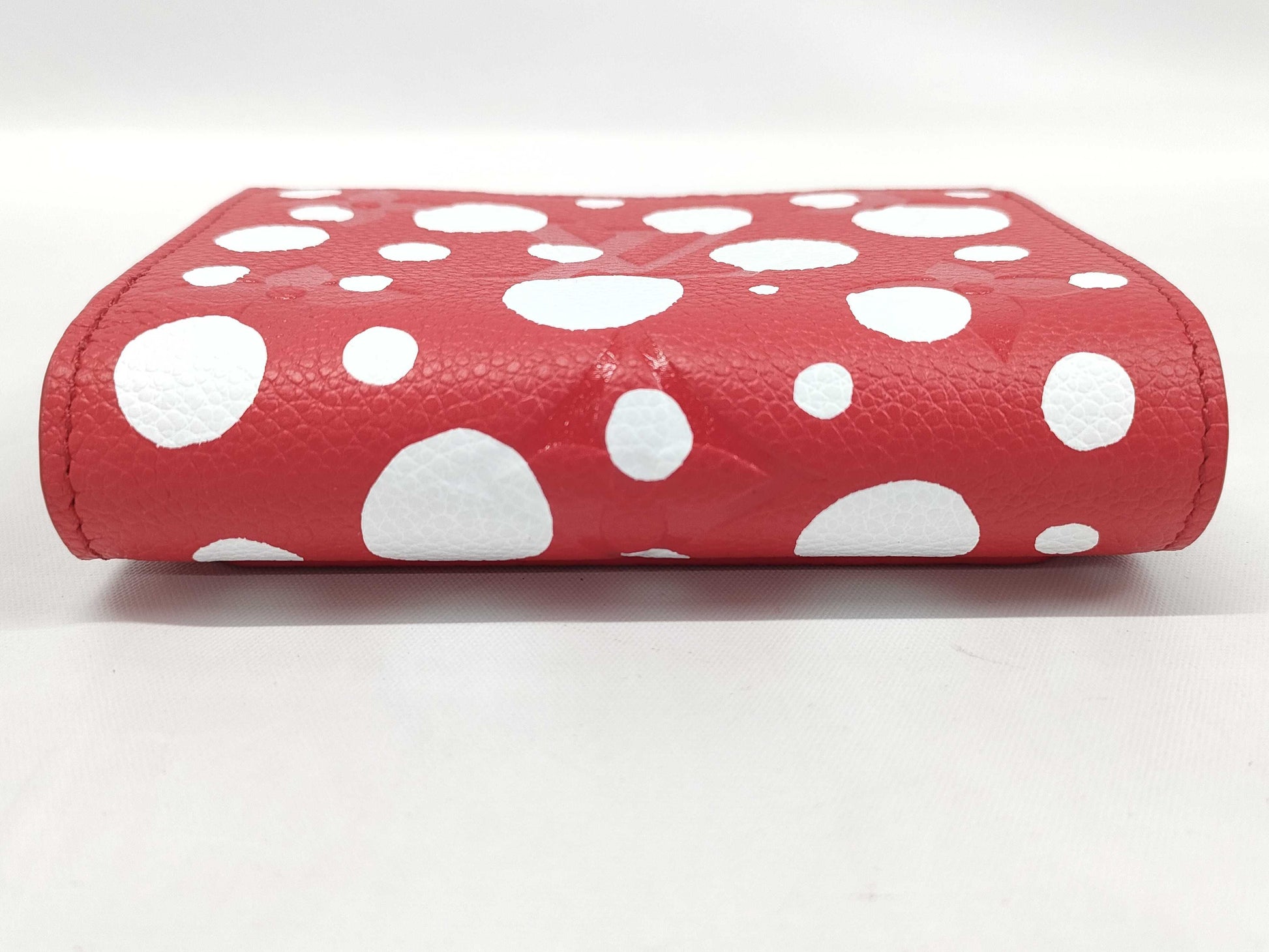 Louis Vuitton Monogram Empreinte Portefeuille Claire M82103 Wallet with New Film, Collaboration with Yayoi Kusama