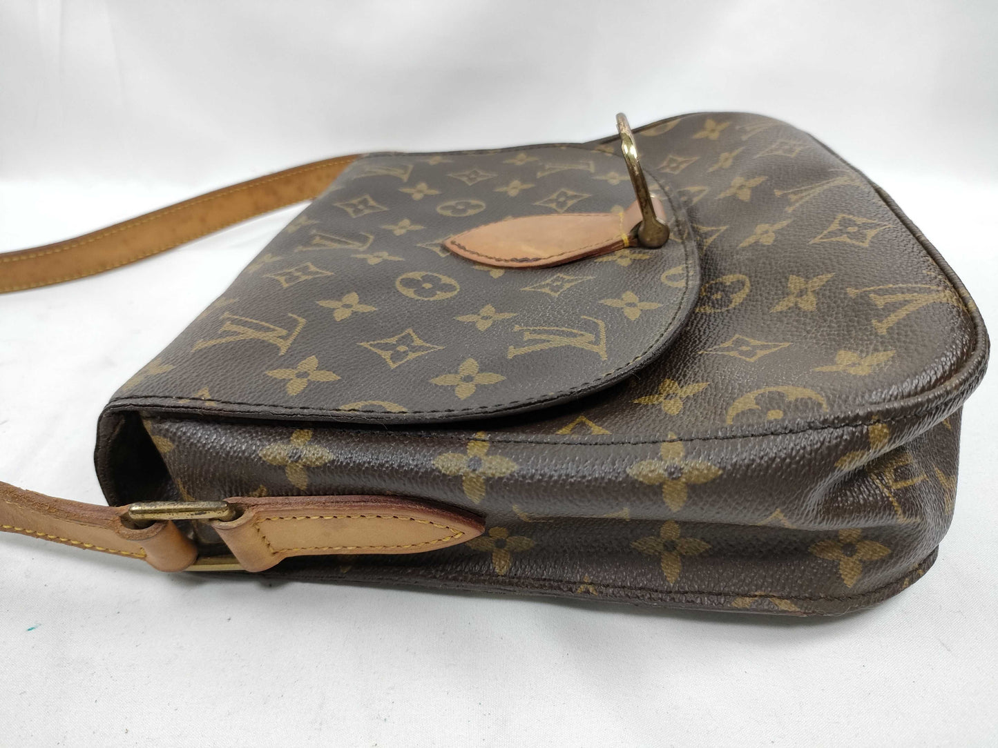 LOUIS VUITTON Monogram LOUIS VUITTON Saint-Cloud Shoulder Bag M51242