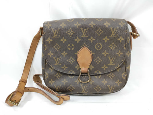 LOUIS VUITTON Monogram LOUIS VUITTON Saint-Cloud Shoulder Bag M51242