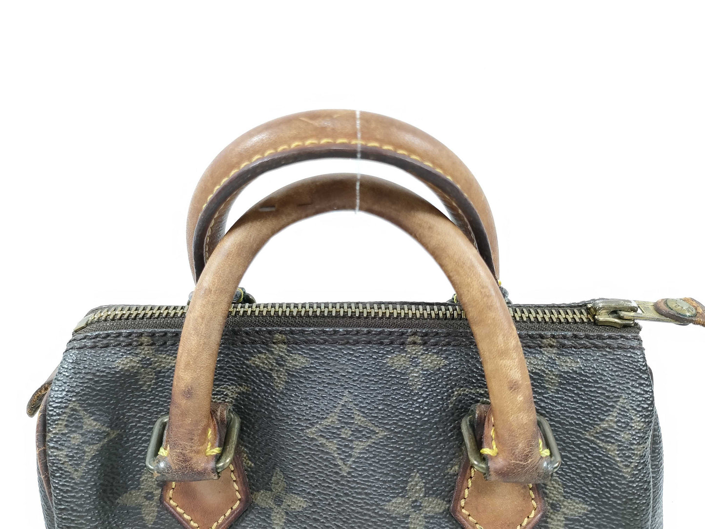 LOUIS VUITTON Monogram LOUIS VUITTON M41534 Mini Speedy Monogram PVC Handbag