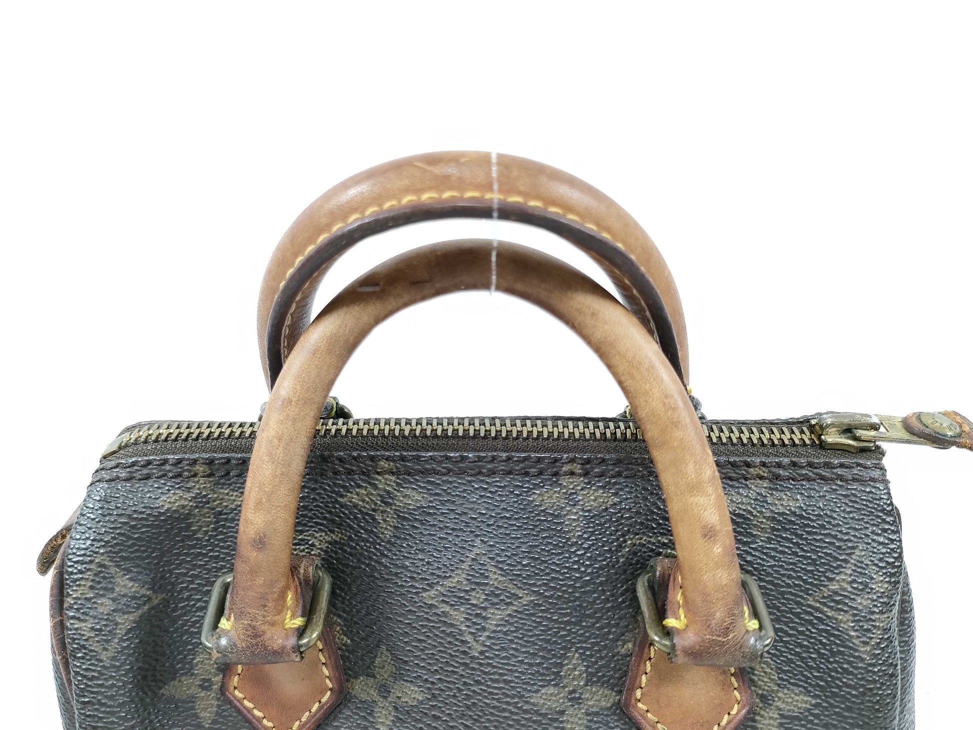 LOUIS VUITTON Monogram LOUIS VUITTON M41534 Mini Speedy Monogram PVC Handbag