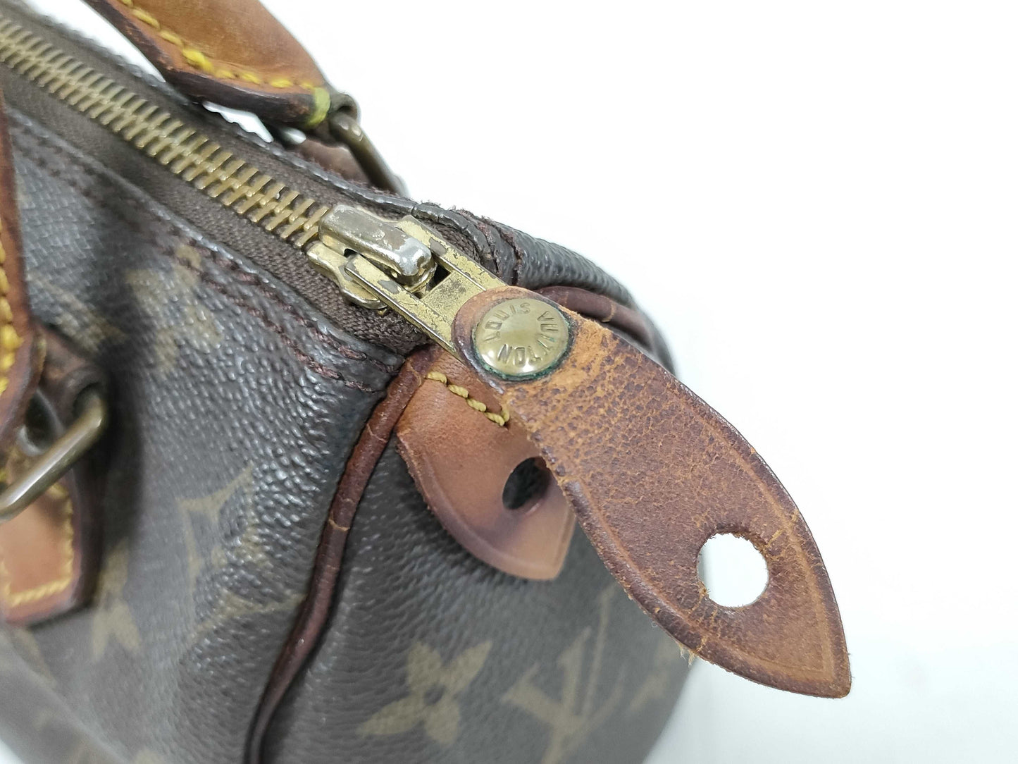 LOUIS VUITTON Monogram LOUIS VUITTON M41534 Mini Speedy Monogram PVC Handbag