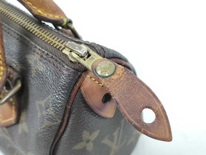 LOUIS VUITTON Monogram LOUIS VUITTON M41534 Mini Speedy Monogram PVC Handbag