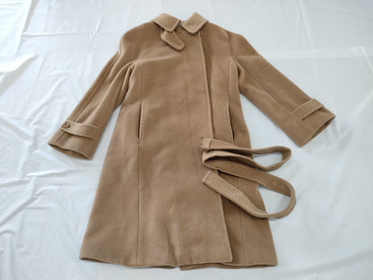 MaxMara MAXMARA MaxMara Coat with Belt, Cashmere, Size 38