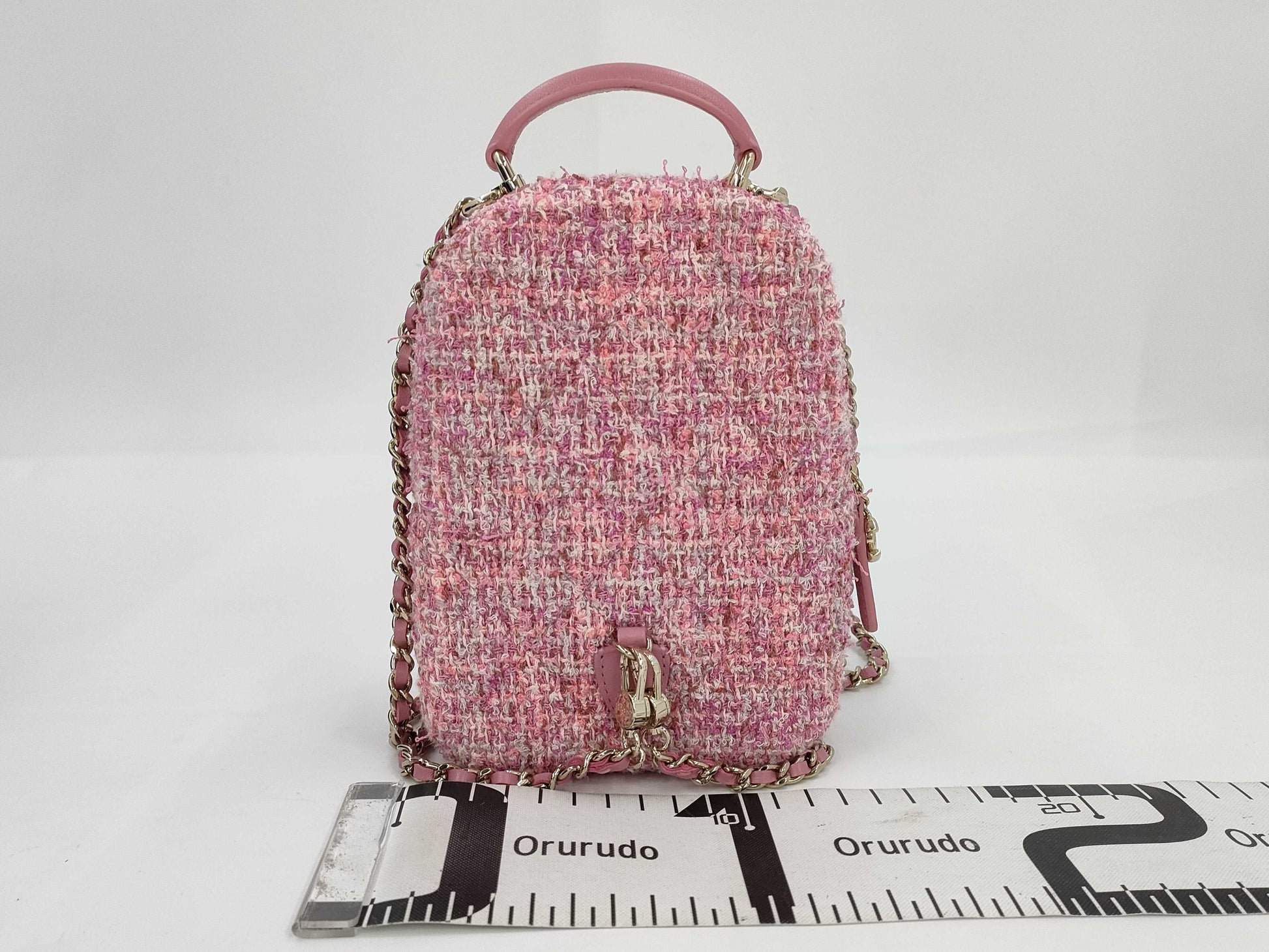 CHANEL CHANEL Tweed Backpack Backpack