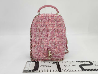 CHANEL CHANEL Tweed Backpack Backpack