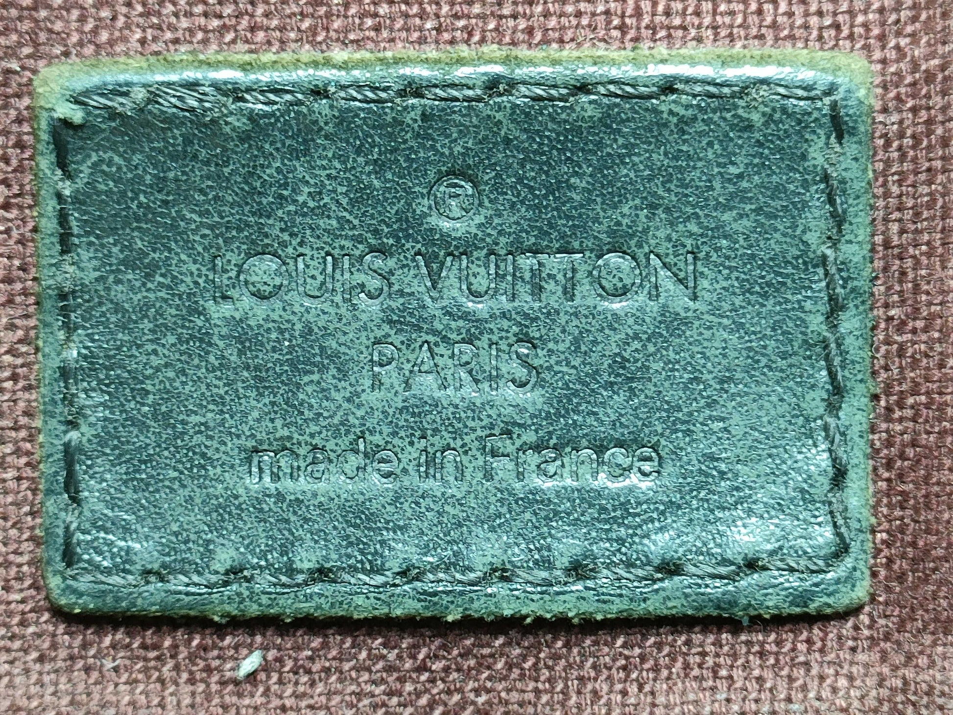 LOUIS VUITTON Monogram Louis Vuitton Macassar 2-Piece Set Second Bag