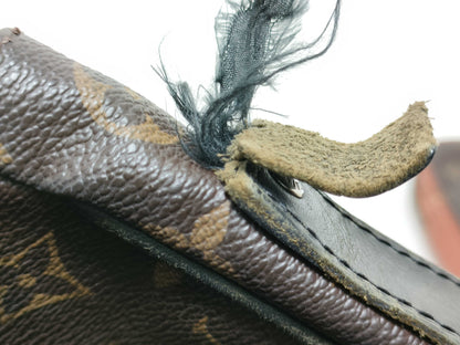 LOUIS VUITTON Monogram Louis Vuitton Macassar 2-Piece Set Second Bag