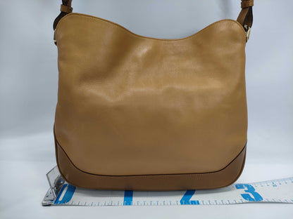 GUCCI Bamboo 2-Way Shoulder Bag Leather Handbag