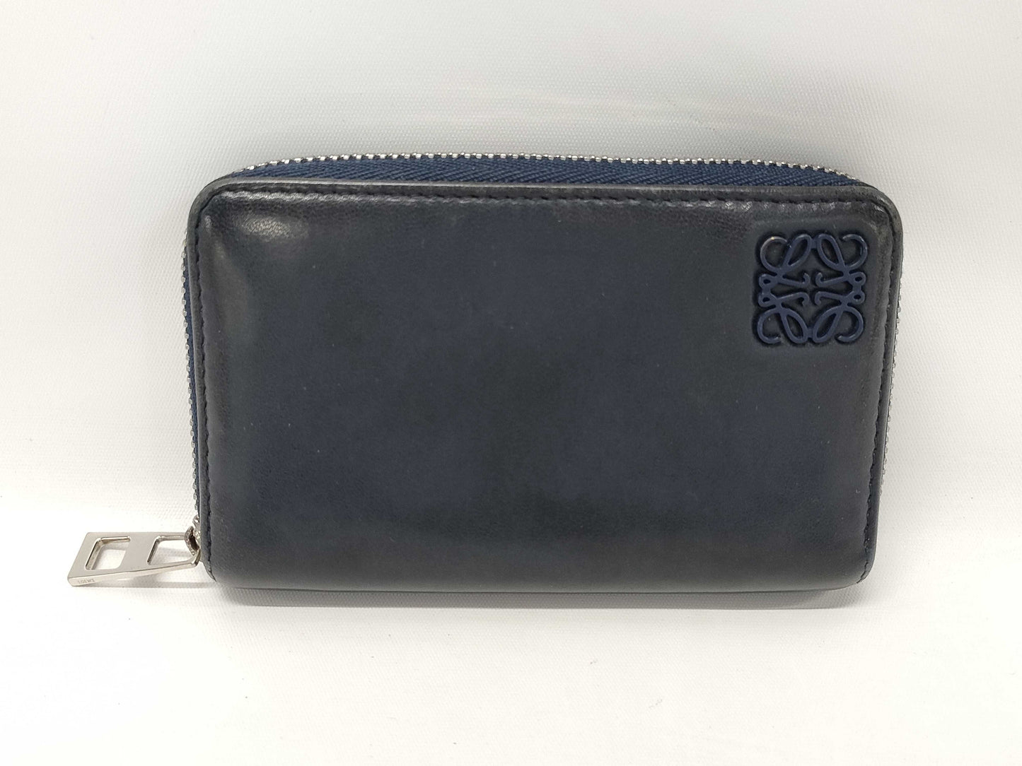 LOEWE Anagram Wallet with Round Zipper and Leather Coin Case
