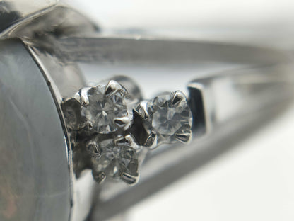 OP 2.63ct D 0.12ct PT900 7.2g Ring 