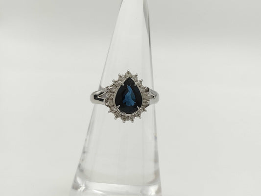 S1.57ct D0.19ct PT850 5.0g Ring 