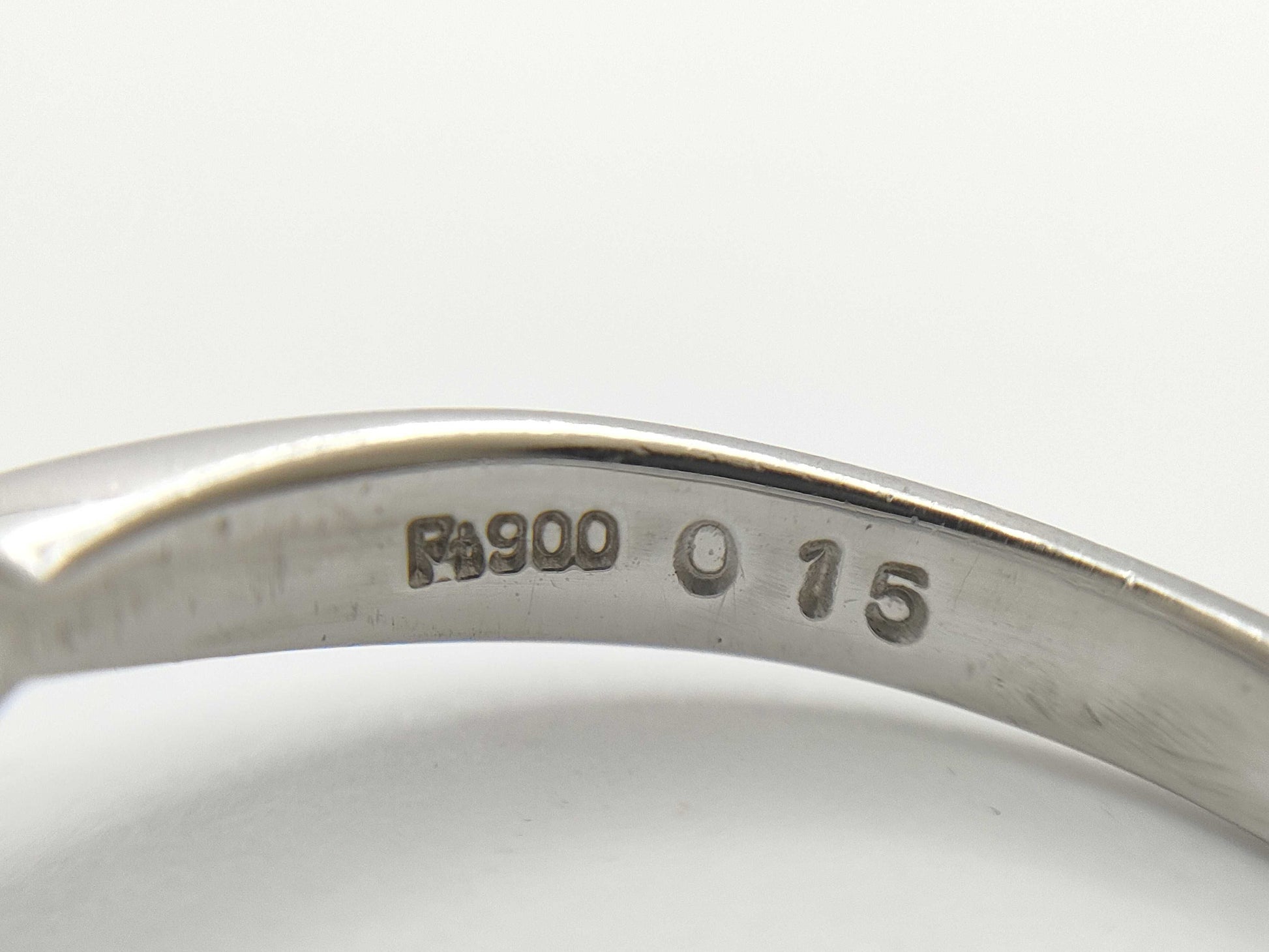 Pearl diameter: approx. 8.5mm, D0.15ct, PT900, 6.3g, Ring 