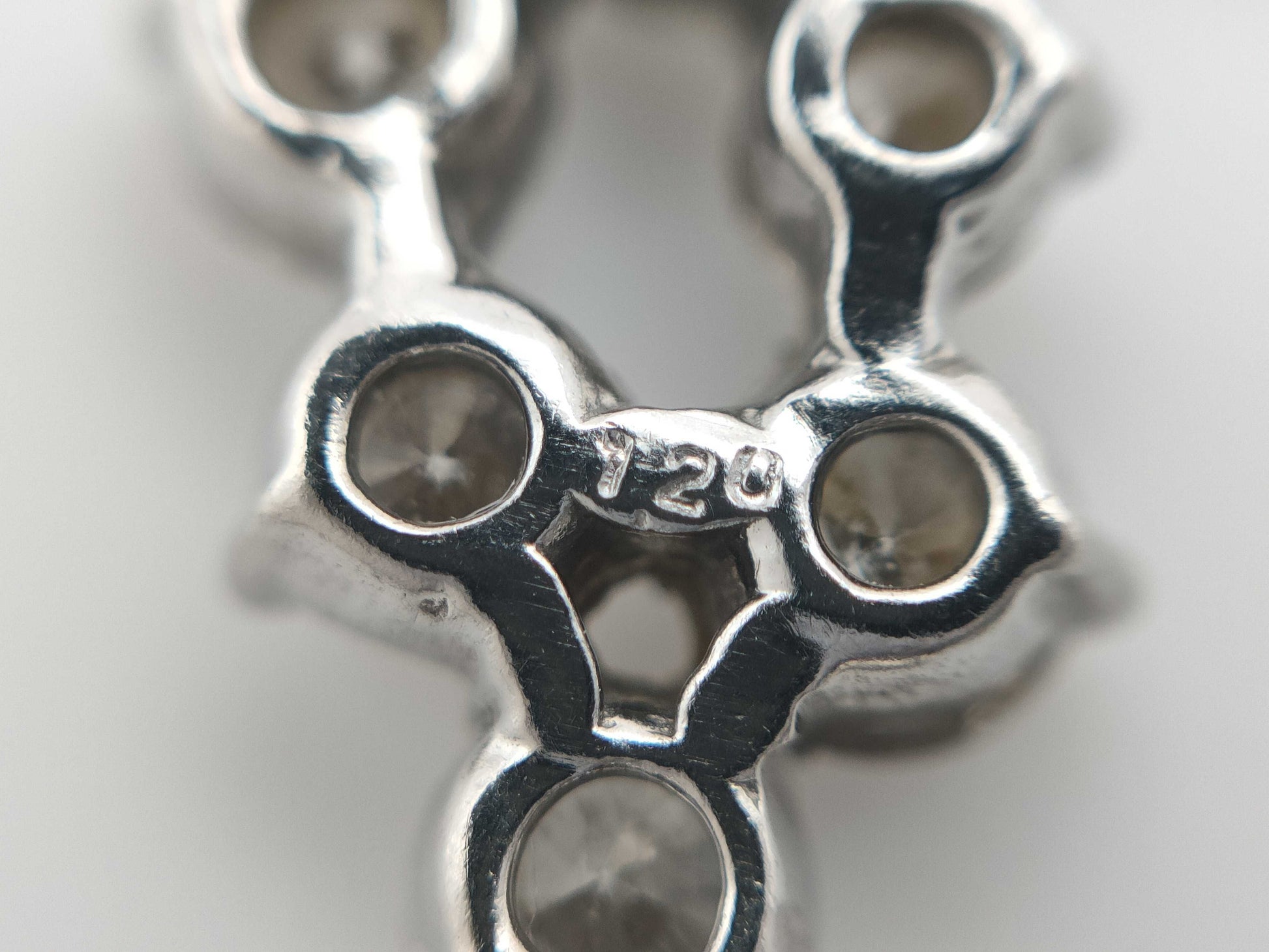 D1.20ct PT900/K18WG 3.4g Necklace 