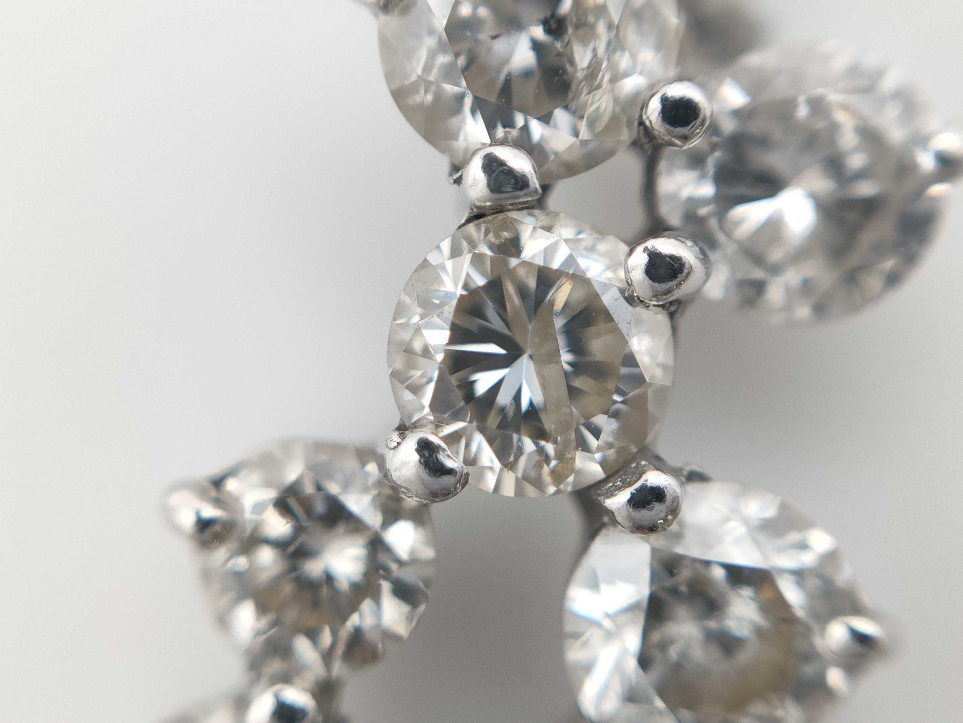 D1.20ct PT900/K18WG 3.4g Necklace 