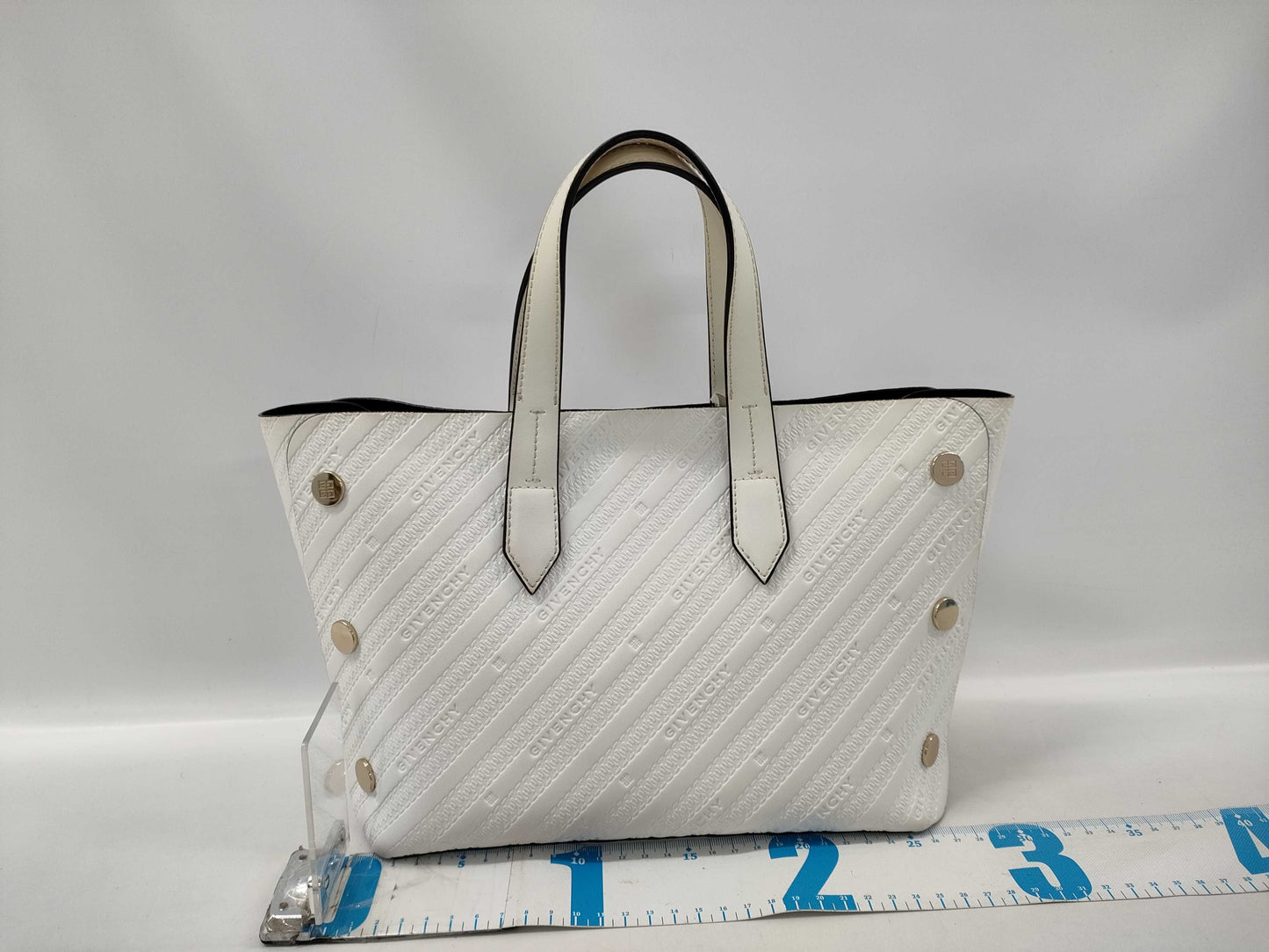 GIVENCHY Bond Small 2-Way Shoulder Bag in White Leather