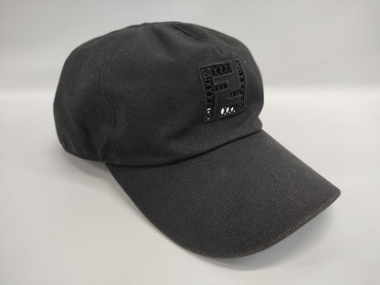 FENDI Zucca Logo Cap Hat Canvas Black Other Accessories