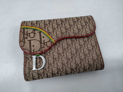 Dior Rasta Saddle Trotter Planner Cover, Brown Canvas