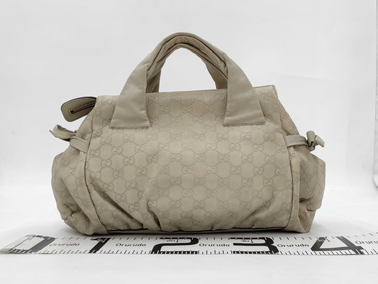 GUCCI GUCCI Hysteria Handbag GG Shimmer Leather Handbag